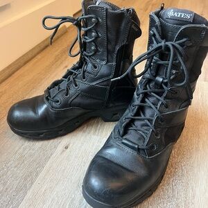 Bates Black Leather Tactical Boots